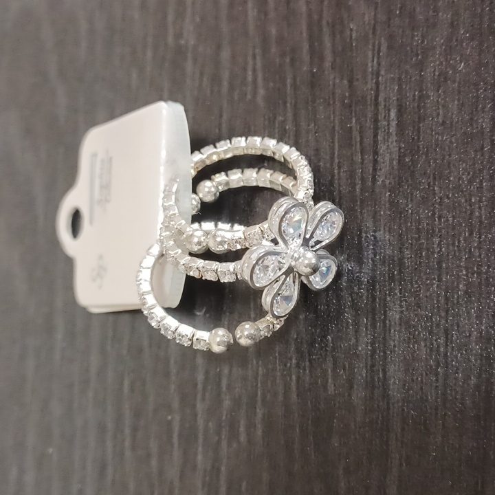 Sparkling Silver Hoop Earrings